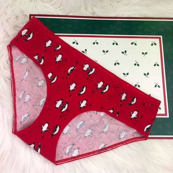 New Victoria’s Secret Cotton Panties Size Large - Christmas Holiday Winter - Picture 3 of 7